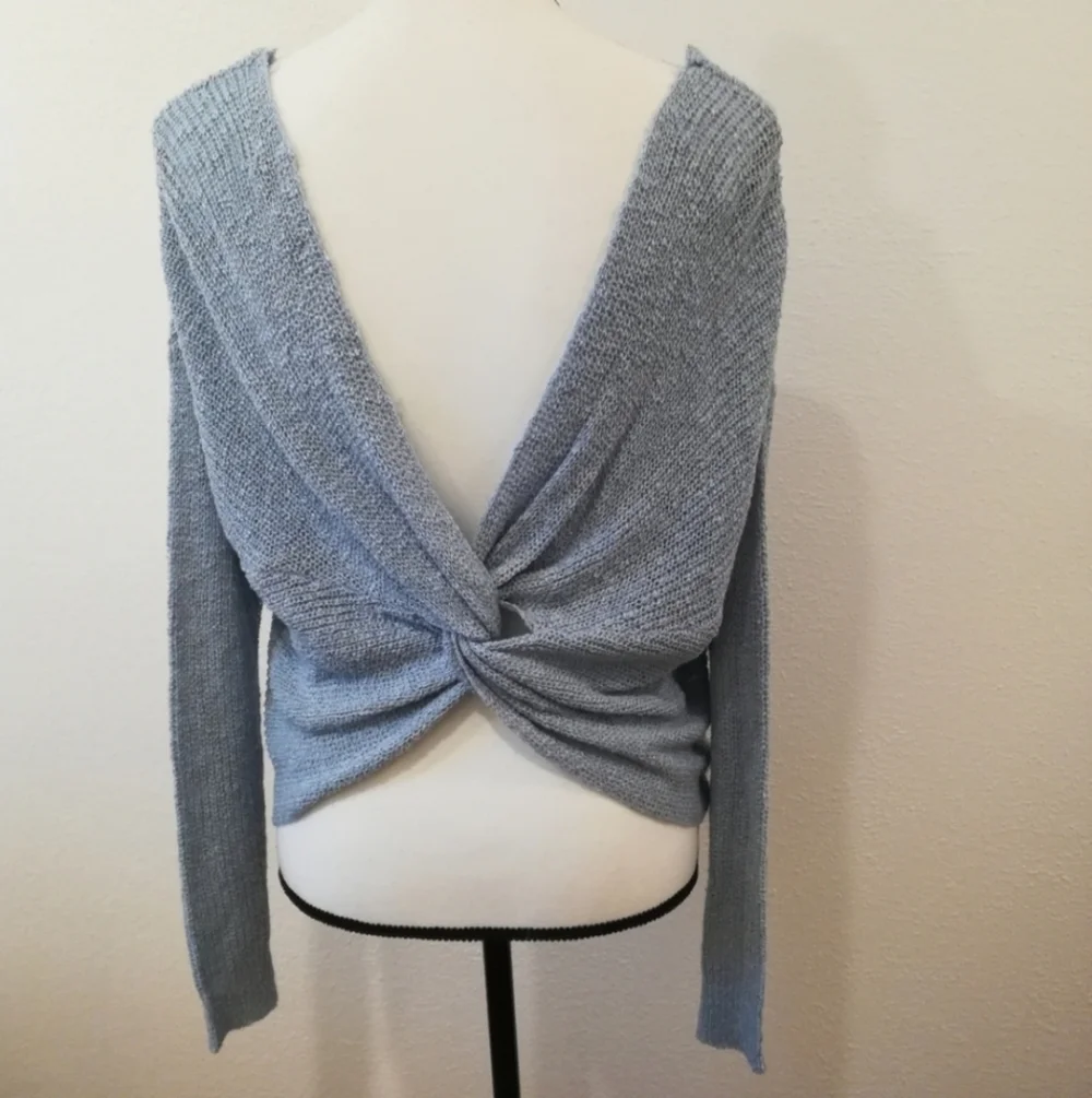 Moon & Madison Light Blue Loose Knit Sweater Size M - Picture 1 of 11
